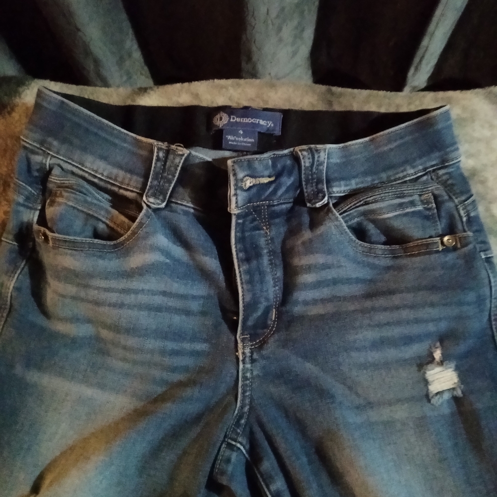 Democracy jeans, size 4, blue